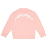 Palm Angels Classic Curved Sweatshirt Pink