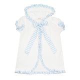 Meia Pata Blue Stripe Poncho Towel