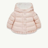MONCLER LIGHT PINK TAZUI HOODED DOWN COAT