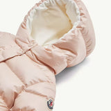 MONCLER LIGHT PINK TAZUI HOODED DOWN COAT