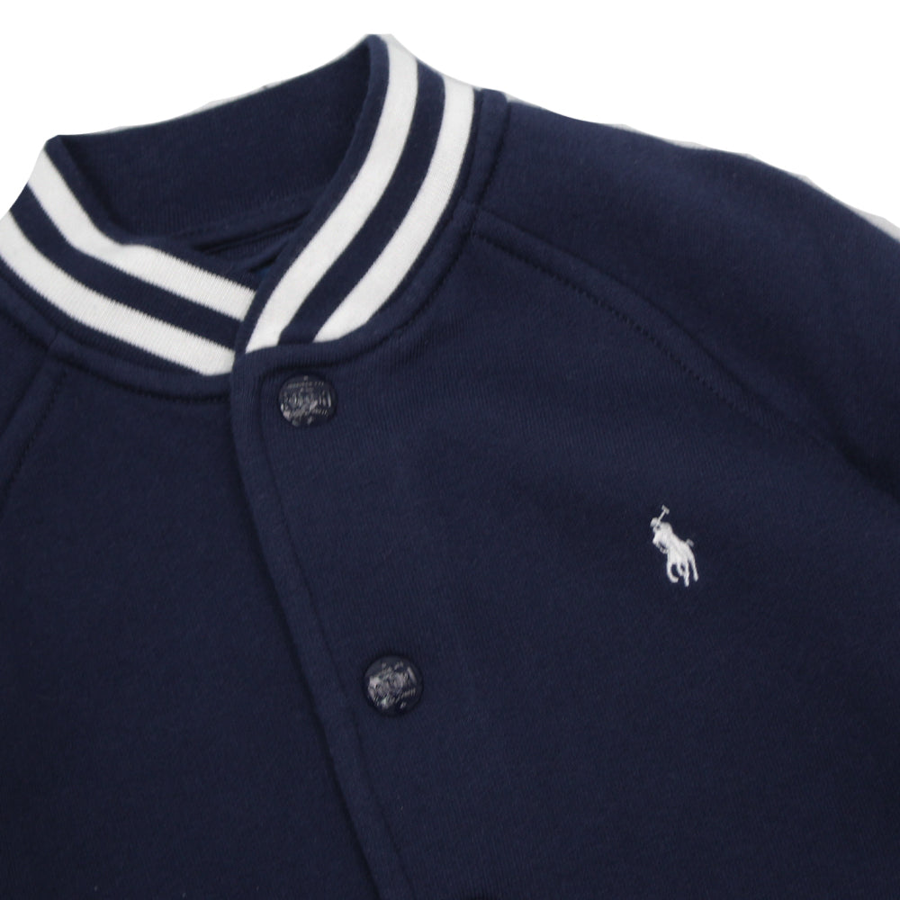 Ralph Lauren Navy Baseball Jacket